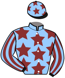 casaque portée par Hardy S. jockey du cheval de course JOYCE D'YVI, information pmu ZETURF