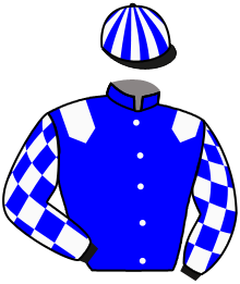 casaque portée par Pouchin A. jockey du cheval de course PEARL HARBOUR, information pmu ZETURF