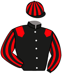 casaque portée par Piccone T. jockey du cheval de course ALBERT BRIDGE, information pmu ZETURF