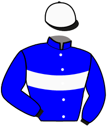 casaque portée par Raffestin J. jockey du cheval de course KOBE EIGHT, information pmu ZETURF