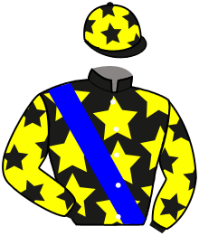 casaque portée par Mendizabal I. jockey du cheval de course NEVER LEAVE, information pmu ZETURF