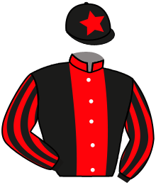 casaque portée par Belmont Cés. jockey du cheval de course JAMILA, information pmu ZETURF