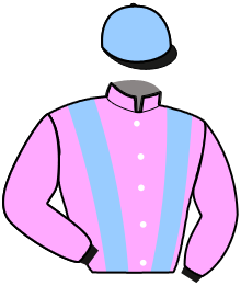 casaque portée par Gautherot Mlle L. jockey du cheval de course LEGENDE DU CANET, information pmu ZETURF