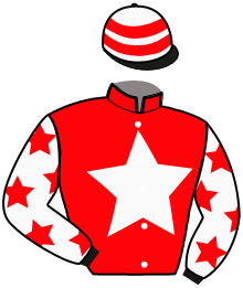casaque portée par Abrivard M. jockey du cheval de course MAESTRO LOVE, information pmu ZETURF