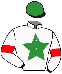 casaque portée par Travers J. jockey du cheval de course GLORIOSO BELLO, information pmu ZETURF