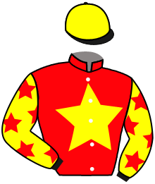 casaque portée par Claudic J. jockey du cheval de course LANANA DE CHABA, information pmu ZETURF