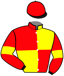 casaque portée par Mottier M. jockey du cheval de course KARLA JALLERIE, information pmu ZETURF