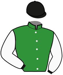 casaque portée par Bertin Lil. jockey du cheval de course LIEUTENANT COLONEL, information pmu ZETURF