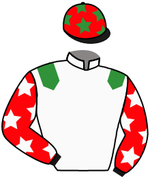 casaque portée par Legras G. jockey du cheval de course D'ORSAY, information pmu ZETURF