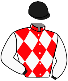 casaque portée par Crastus A. jockey du cheval de course CROCUS BORGET, information pmu ZETURF