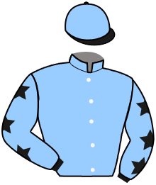 casaque portée par Abrivard M. jockey du cheval de course ELISA SM, information pmu ZETURF