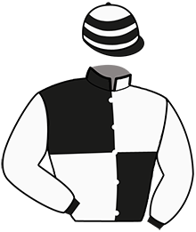 casaque portée par Duval C. M. jockey du cheval de course HALTESS DES GLENAN, information pmu ZETURF