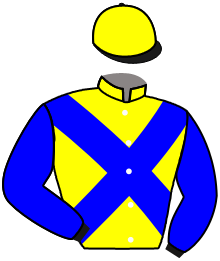 casaque portée par Crastus A. jockey du cheval de course MINUTY, information pmu ZETURF