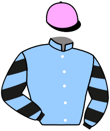 casaque portée par Levesque War. jockey du cheval de course KON'NICHIWA, information pmu ZETURF