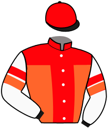 casaque portée par Ploquin Pau. Ph. jockey du cheval de course UNICO BROLINE, information pmu ZETURF