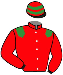 casaque portée par Calbrix Mat. jockey du cheval de course MIA TERRE, information pmu ZETURF