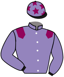 casaque portée par Mendizabal I. jockey du cheval de course MORENA QUEEN, information pmu ZETURF