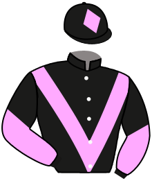 casaque portée par Cabal Mme Mat. jockey du cheval de course MONA TREZY, information pmu ZETURF