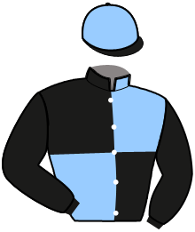 casaque portée par Baudy W. jockey du cheval de course JOLO LOVE, information pmu ZETURF