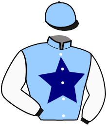 casaque portée par Mourot N. jockey du cheval de course KING MAKER, information pmu ZETURF