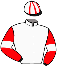 casaque portée par Daougabel Q. jockey du cheval de course KOLYTA DU CHENE, information pmu ZETURF