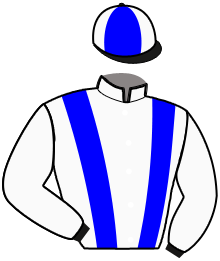 casaque portée par Legros M. jockey du cheval de course LOVELY KING, information pmu ZETURF