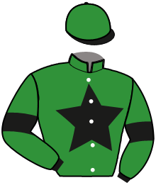 casaque portée par Bonne D. jockey du cheval de course LUCKY ROSE, information pmu ZETURF