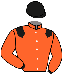 casaque portée par Peltier Mme Ast. jockey du cheval de course POPORO, information pmu ZETURF