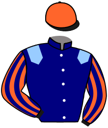 casaque portée par Marquand Tom jockey du cheval de course AMERICAN GAL, information pmu ZETURF