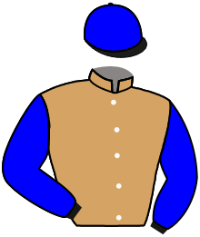 casaque portée par Marquand Tom jockey du cheval de course CHORUS, information pmu ZETURF