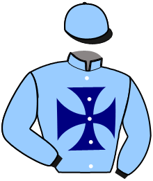 casaque portée par Thomain D. jockey du cheval de course LITTLE GIRL, information pmu ZETURF