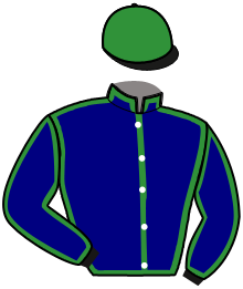 casaque portée par Thomain D. jockey du cheval de course L'ARGENTIER, information pmu ZETURF
