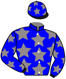 casaque portée par Courmont Y. jockey du cheval de course JOCKER DE JUILLEY, information pmu ZETURF