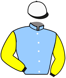 casaque portée par Desmard May. jockey du cheval de course IDEAL DE L'OASIS, information pmu ZETURF