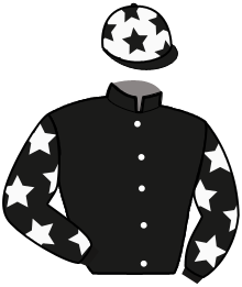 casaque portée par Sassier M. jockey du cheval de course IMOKO AIMEF, information pmu ZETURF