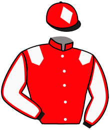 casaque portée par Duchene Med. jockey du cheval de course BATHYMOON, information pmu ZETURF