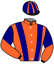 casaque portée par Lamy A. jockey du cheval de course LAQUILA WOOD, information pmu ZETURF