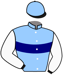 casaque portée par Demuro C. jockey du cheval de course ANIELSKA, information pmu ZETURF