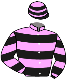 casaque portée par Bails Mlle L. jockey du cheval de course FAROAH, information pmu ZETURF