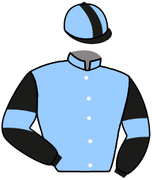 casaque portée par Boisseau L. jockey du cheval de course CHARLEMAGNE, information pmu ZETURF