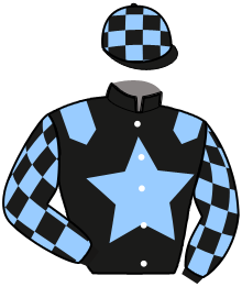 casaque portée par Piton J. Ch. jockey du cheval de course MOUNE VERDERIE, information pmu ZETURF