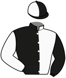 casaque portée par Cadel C. jockey du cheval de course KING OF MEADOWS, information pmu ZETURF