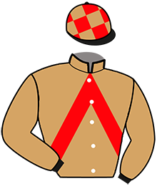 casaque portée par Danthu Ph. jockey du cheval de course KERCHAK, information pmu ZETURF