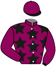 casaque portée par Zuliani L. jockey du cheval de course LUZERAISE, information pmu ZETURF