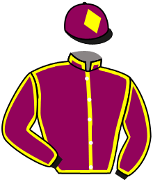 casaque portée par Beaudoire A. jockey du cheval de course LORELEY DES PLACES, information pmu ZETURF