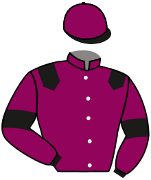 casaque portée par Longuet Mme O. jockey du cheval de course LAIKA DU BREM, information pmu ZETURF