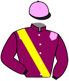 casaque portée par Tevels Mme Mor. jockey du cheval de course SWEET MASTER, information pmu ZETURF