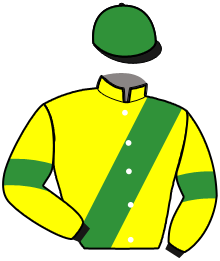 casaque portée par Criado M. jockey du cheval de course FIGARO GRAVE, information pmu ZETURF