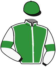 casaque portée par Lizee Mlle L. jockey du cheval de course FILLE DE L'OUEST, information pmu ZETURF