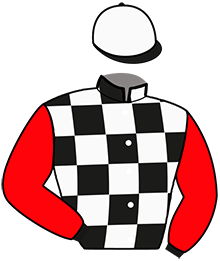 casaque portée par Ouvrie F. jockey du cheval de course IDOLE STAR, information pmu ZETURF